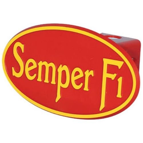 Semper Fi USMC Marine Corps Hitch Cover - Tow Trailer Hitch Cover Plug Truck Receiver - United States Marines USMC Craft Supply