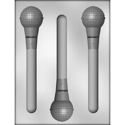 MICROPHONE PRETZEL ROD Chocolate Candy Mold -- Singing live music band performance dance concert