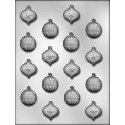 CHRISTMAS ORNAMENT Chocolate Candy Mold -- Christmas Tree Stocking Candy Cane Ornament Assortment