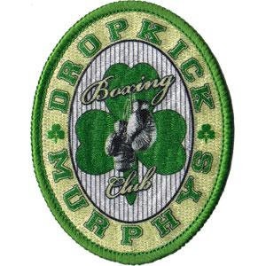 DROPKICK MURPHYS Boxing Club Band Patch - Embroidered Rock Band Patch Applique