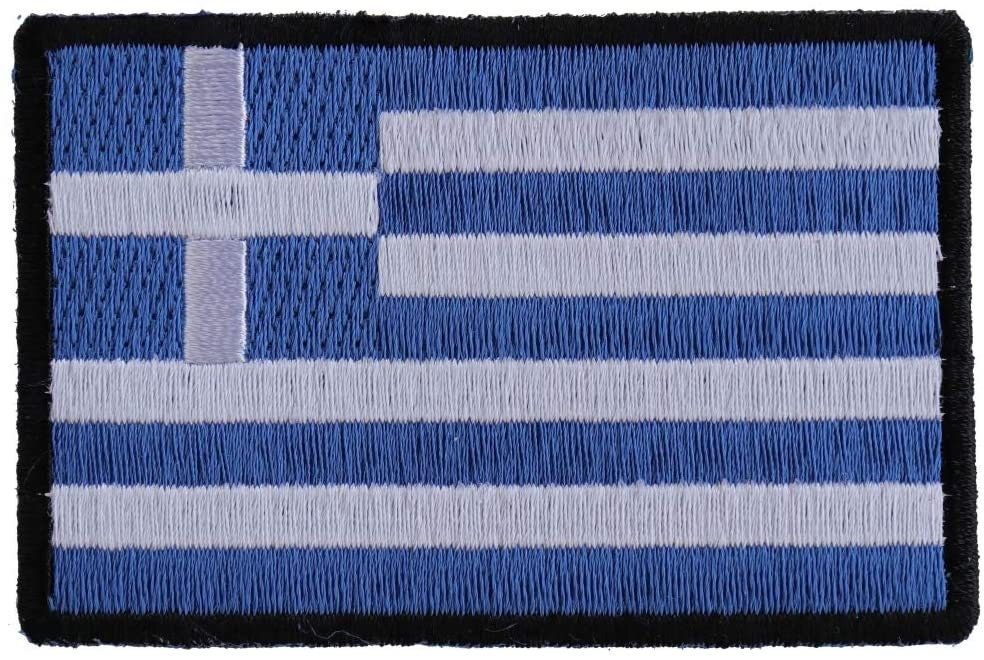 GREEK FLAG GREECE Patch - Country Flag Greece Embroidered Patch Craft Supply