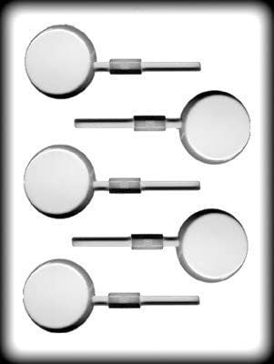 CIRCLE ROUND PLAIN Sucker Hard Candy Mold Craft Supply