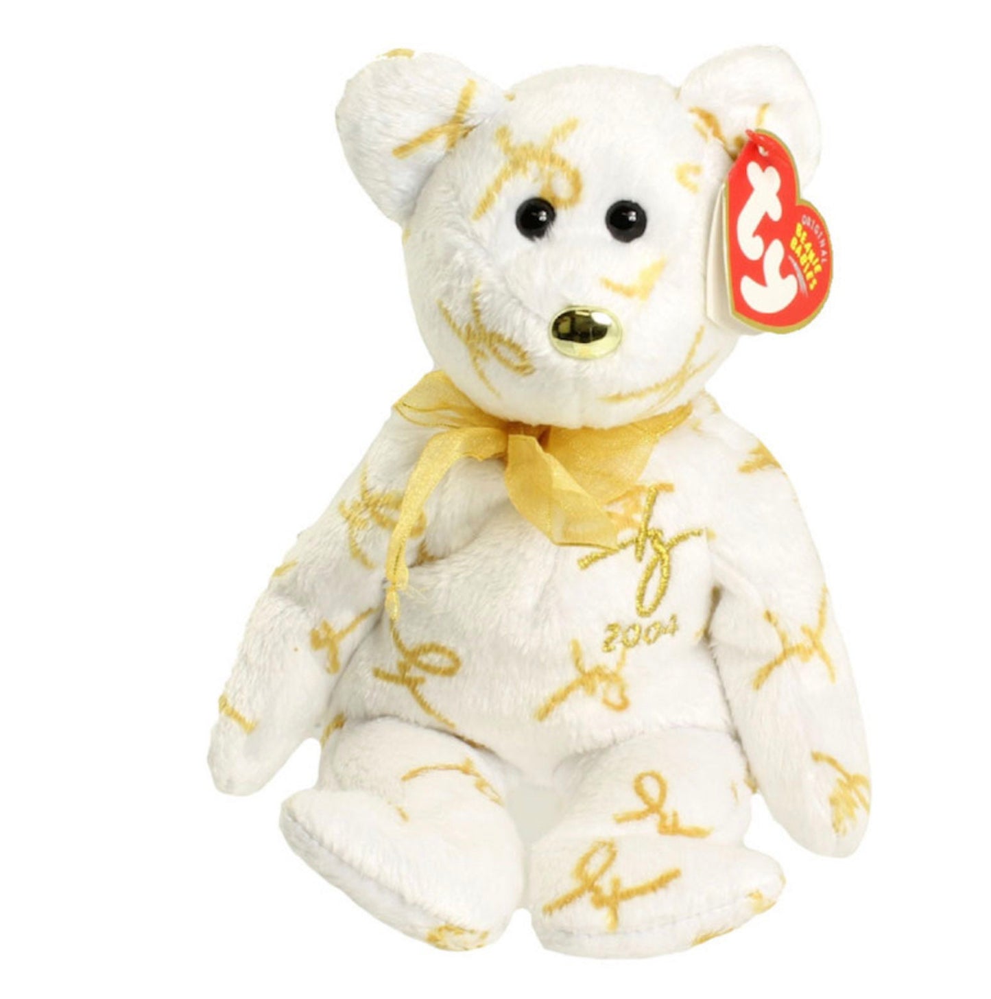 2004 SIGNATURE Bear Ty Beanie Baby Retired Beanbag Plush - New with Tags