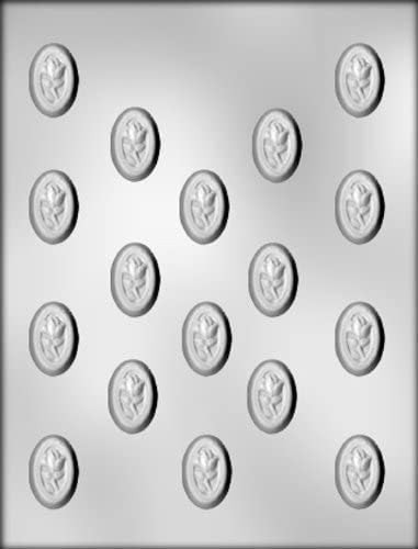 OVAL ROSE Mints Chocolate Candy Mold -- Floral Rose Petals Spring