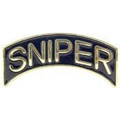 SNIPER Military Tab Lapel Pin - Marksman Army Enamel Pin for Backpack Tie Shirt Trading Button Pinback