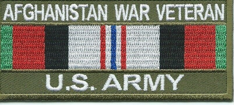 Afghanistan War Veteran Patch - United States Army Military Embroidered Patch Craft Supply