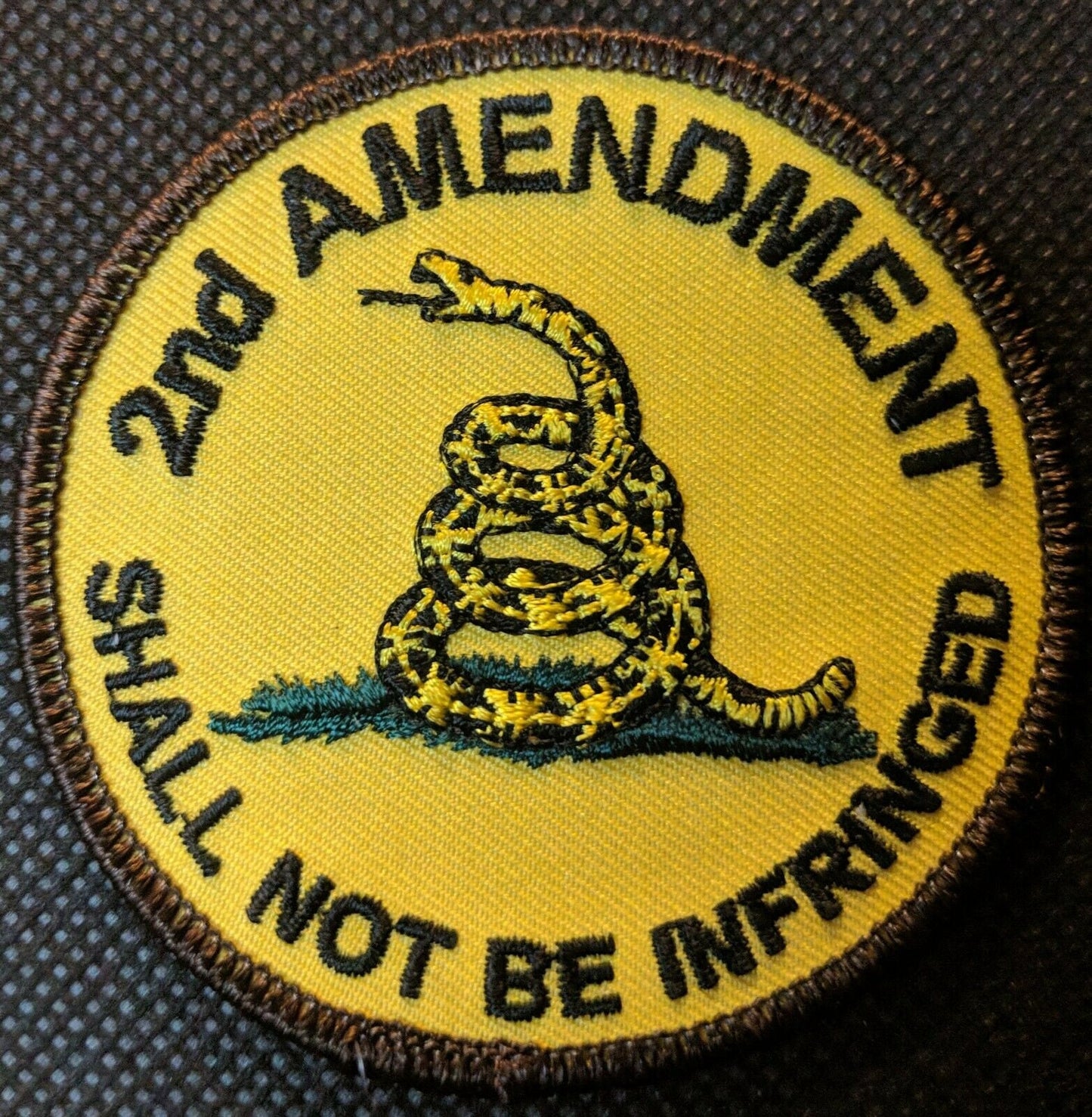 2nd Amendment Shall Not Be Infringed Patch - Embroidered Iron on Patch