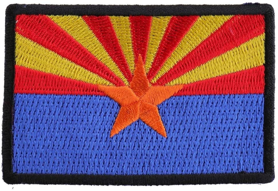 ARIZONA State Flag Patch - Embroidered Patch Appliqué Craft Supply