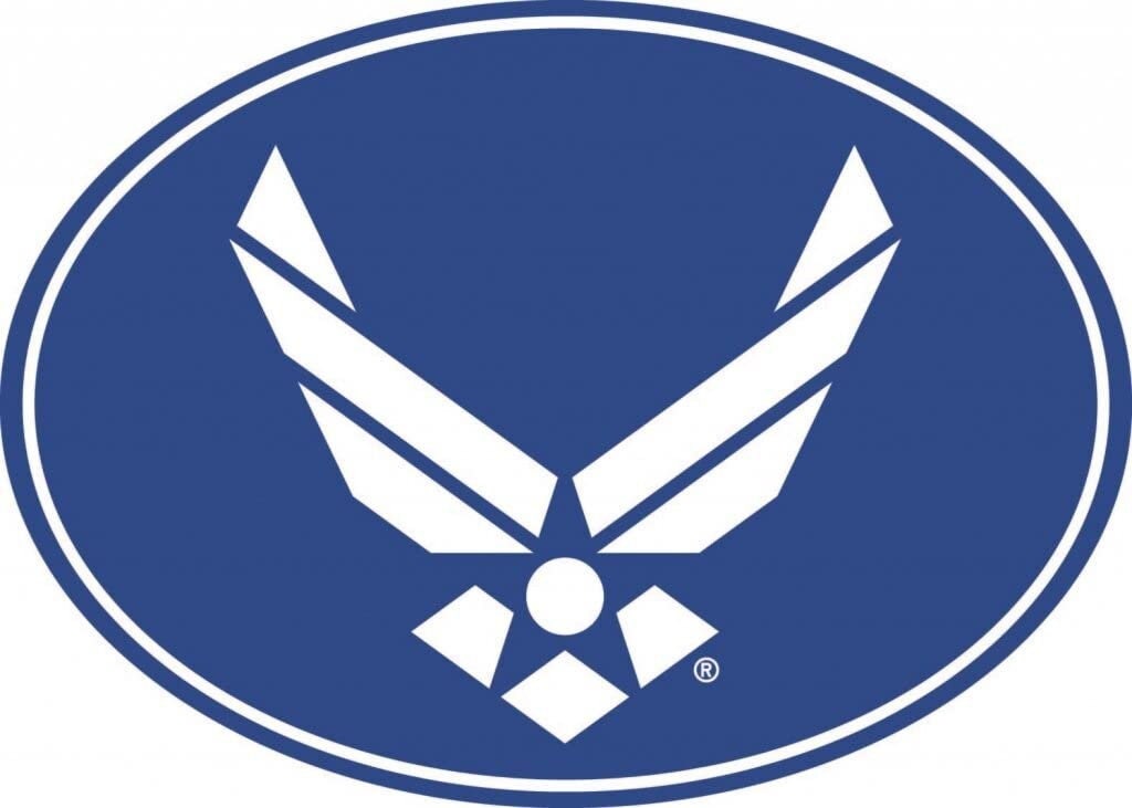 Air Force Wings Magnet - United States Air Force USAF Hap Arnold Wings Military Magnet for Car Office Home Automotive