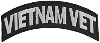 VIETNAM VET Rocker Patch - Military Veteran Vietnam War Embroidered Patch