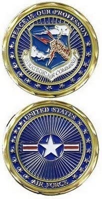 Air Force Strategic Air Command Challenge Coin - USAF Air Force United States Military Good Luck Double Sided Collectible Challenge Coin