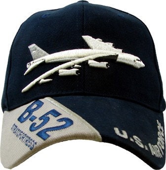 Air Force B-52 Embroidered Cap Hat - United States Air Force USAF Military Stratofortress Strategic Bomber