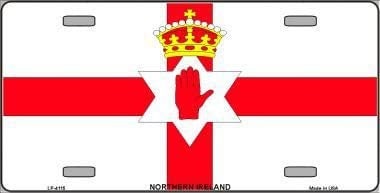 NORTHERN IRELAND Flag Metal License Plate Sign Novelty Vanity Irish