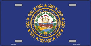 NEW HAMPSHIRE State Flag Metal License Plate Sign Novelty Vanity
