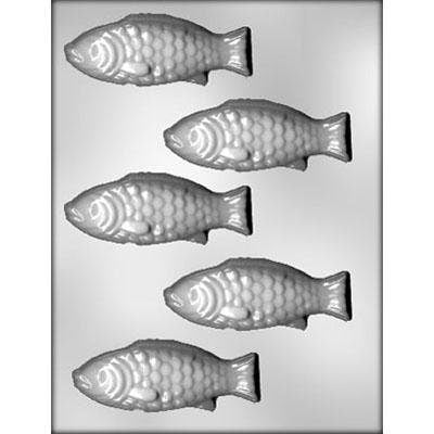 FISH Chocolate Candy Mold -- Fishing Sea Ocean Swimming Pole Lake Craft Supply