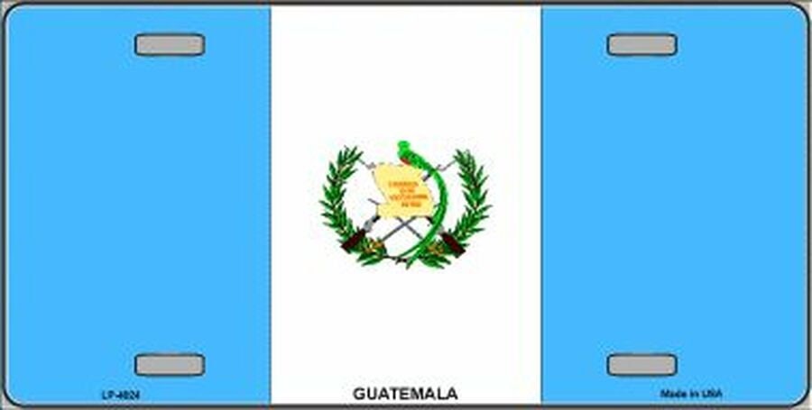 GUATEMALA Flag Metal License Plate Sign Novelty Vanity Guatemalan Guatemalans