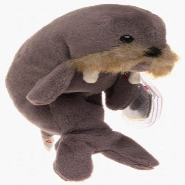 WAVES The Walrus Ty Beanie Baby Retired Beanbag Plush - New with Tags