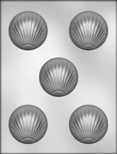 SEA SHELL Chocolate Candy Mold -- Clam Oyster Sea Ocean Seashell Aquatic