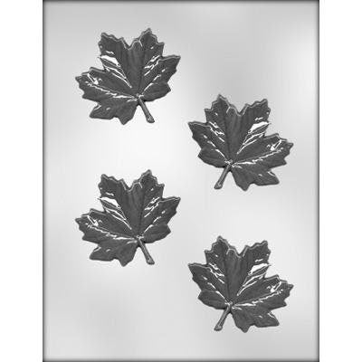 MAPLE LEAVES 3" Chocolate Candy Mold -- Leaf Tree Fall Floral Tree