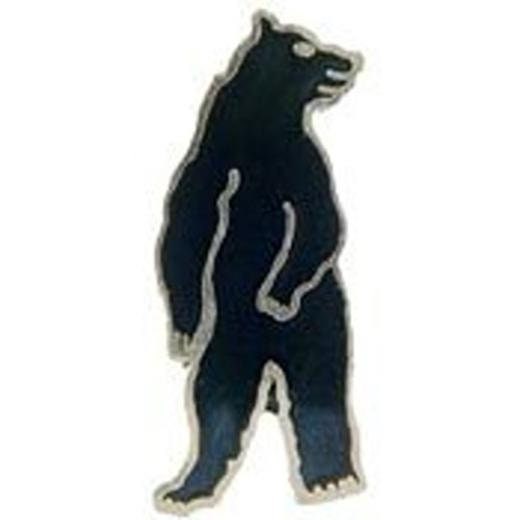BLACK GRIZZLY BEAR Lapel Pin - American Black Bear Enamel Pin for Backpack Tie Shirt Trading Button Pinback