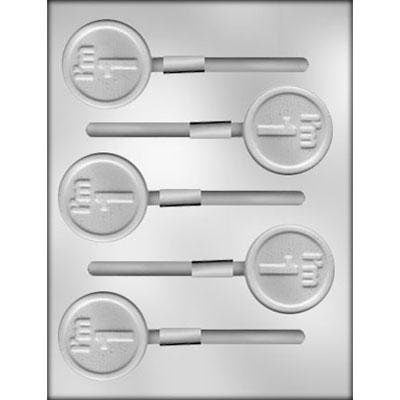 I'M 1 ROUND Sucker Chocolate Candy Mold -- Birthday Party ONE Year Old Lolly Lollipop