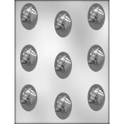 HORSE HEAD Chocolate Candy Mold -- Horse Head Mint Oval Farm Riding