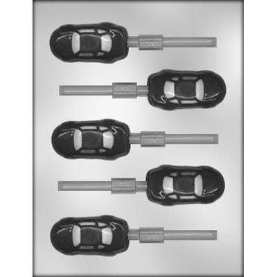 STOCK CAR Sucker Chocolate Candy Mold -- Drag Racing Racecar Motorsport Stock Car Sports Lolly Lollipop