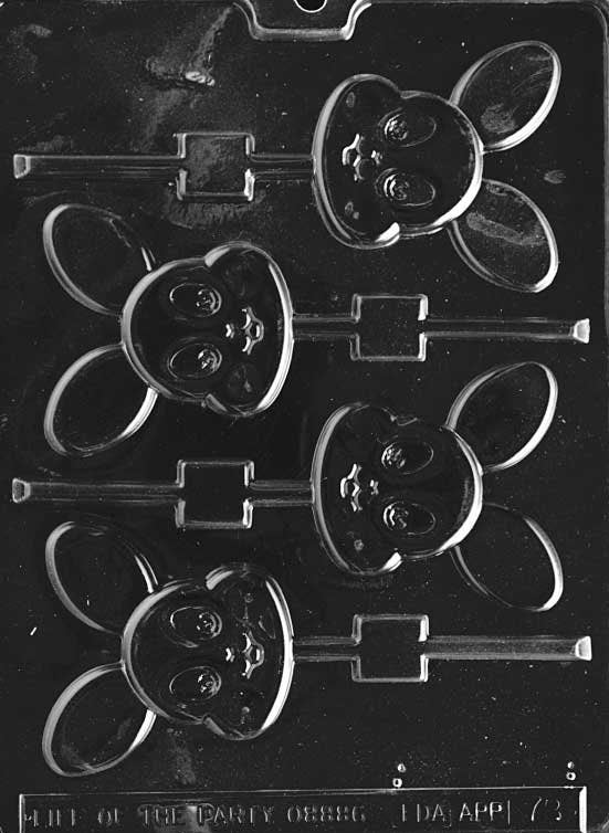 BABY BUNNY LOLLY Sucker Chocolate Candy Mold - Easter Bunny Basket