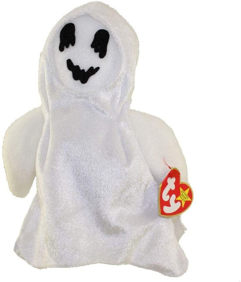 SHEETS The Ghost Ty Beanie Baby Retired Beanbag Plush - New with Tags - Halloween Vintage 1990s