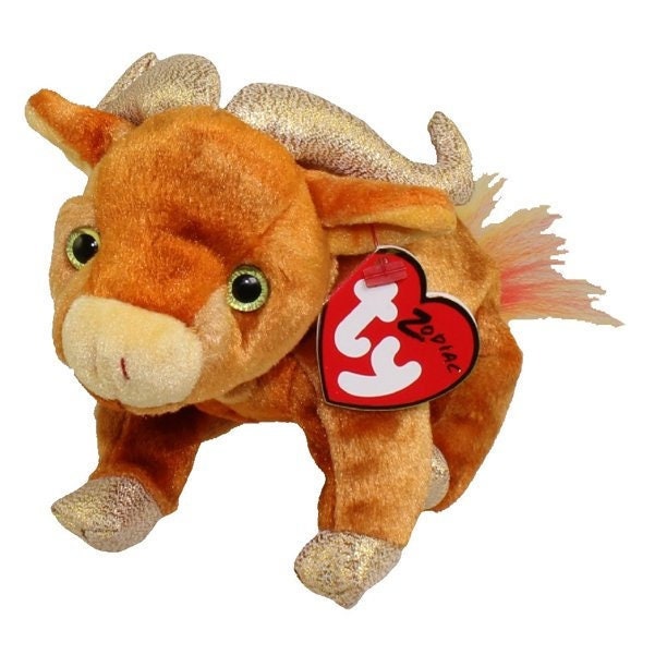 OX Chinese Zodiac Ty Beanie Baby Retired Beanbag Plush - New with Tags