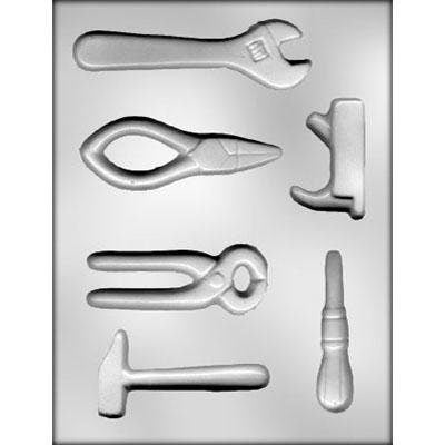 TOOL Assortment Chocolate Candy Mold -- Carpenter Builder Screwdriver Hammer Wrench Construction