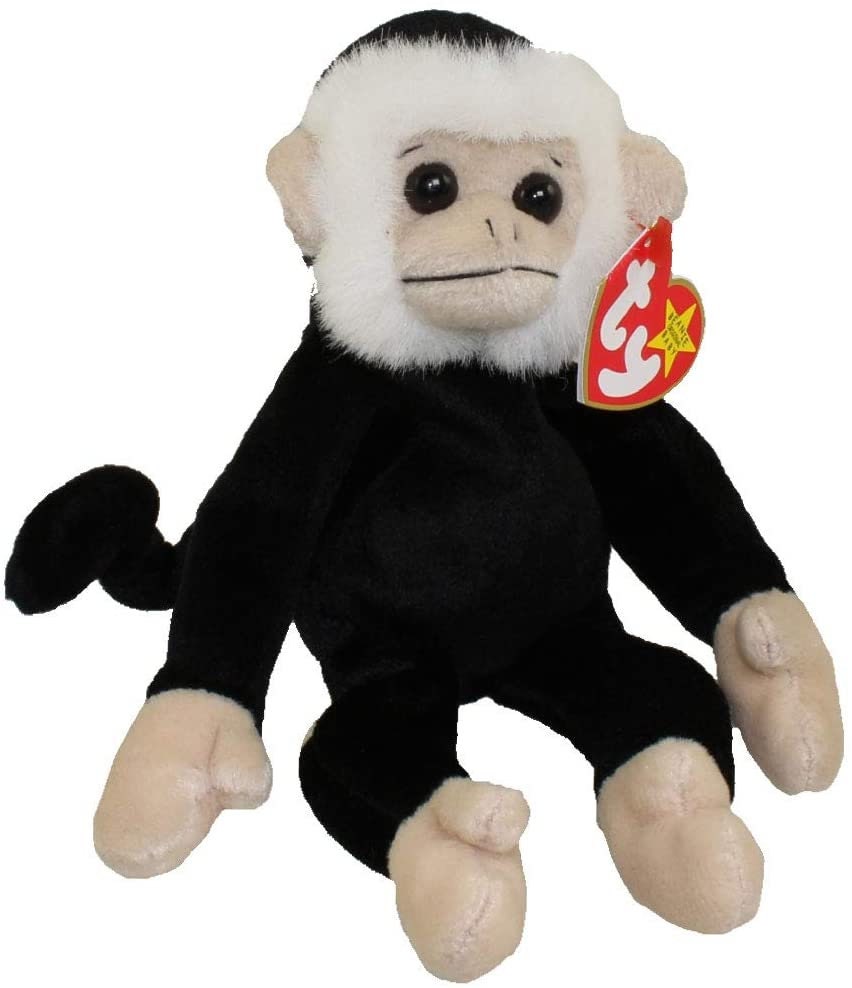 MOOCH the Monkey Ty Beanie Baby Retired Beanbag Plush - New with Tags Vintage 1990s