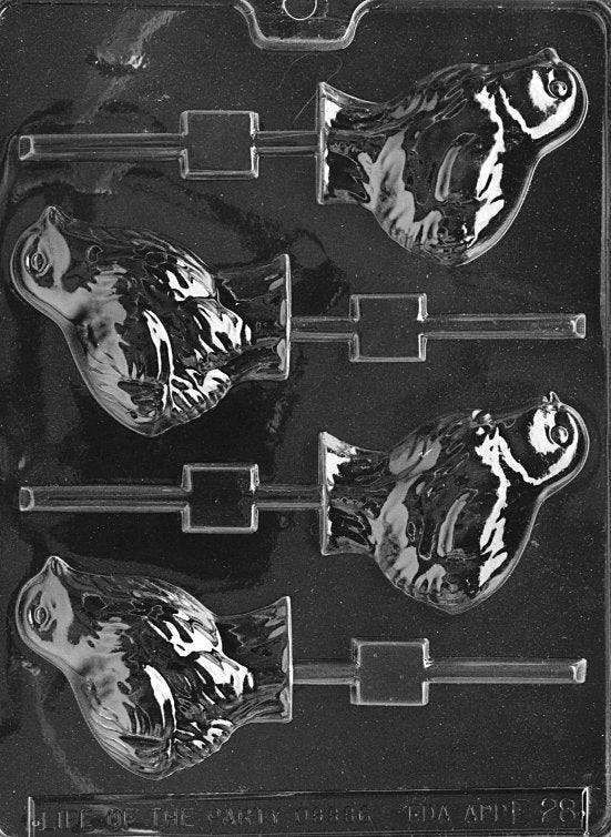 LARGE CHICK LOLLY Sucker Chocolate Candy Mold - Easter Egg Basket Chicken