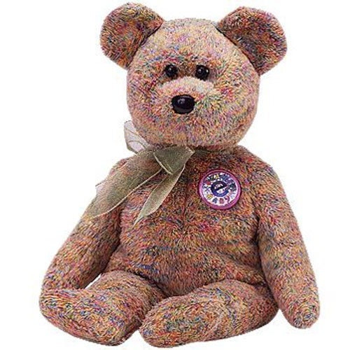 SPECKLES The e-Bear (Internet Exclusive) Ty Beanie Baby Retired Beanbag Plush - New with Tags Vintage 1990s