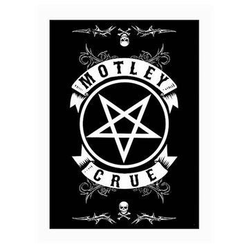MOTLEY CRUE Ribbons Magnet for Refrigerators and Lockers - Rock Band