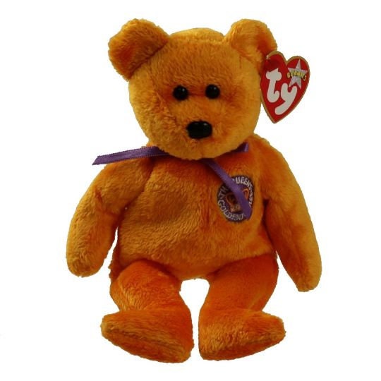 CELEBRATIONS the Golden Jubilee Bear (Country Exclusive) Ty Beanie Baby Beanbag Plush - New with Tags Vintage Retired 08/09/2002