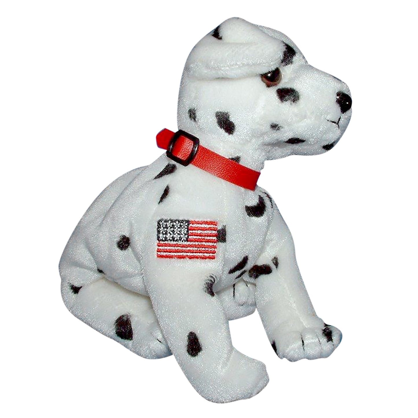 RESCUE the FDNY Dalmatian Dog Ty Beanie Baby Beanbag Plush - New with Tags Vintage Retired 07/25/2002