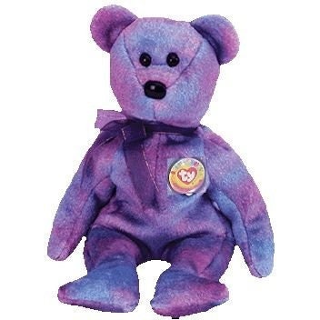 CLUBBY 4 the Bear IV Ty Beanie Baby Beanbag Plush - New with Tags Vintage Retired 01/23/2002