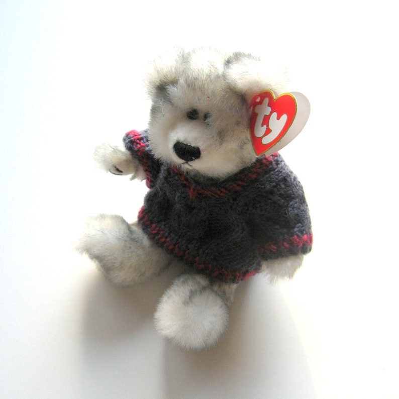 FAIRBANKS The Bear Ty Attic Treasures Retired Beanbag Plush - New with Tags Vintage 1990s