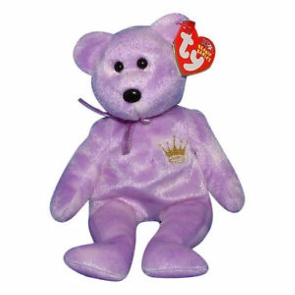 YOURS TRULY the Bear Hallmark Gold Ty Beanie Baby Retired Beanbag Plush - New with Tags Vintage 1990s