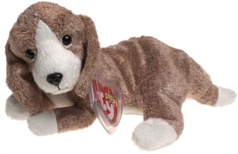 SNIFFER The Dog Ty Beanie Baby Retired Beanbag Plush - New with Tags