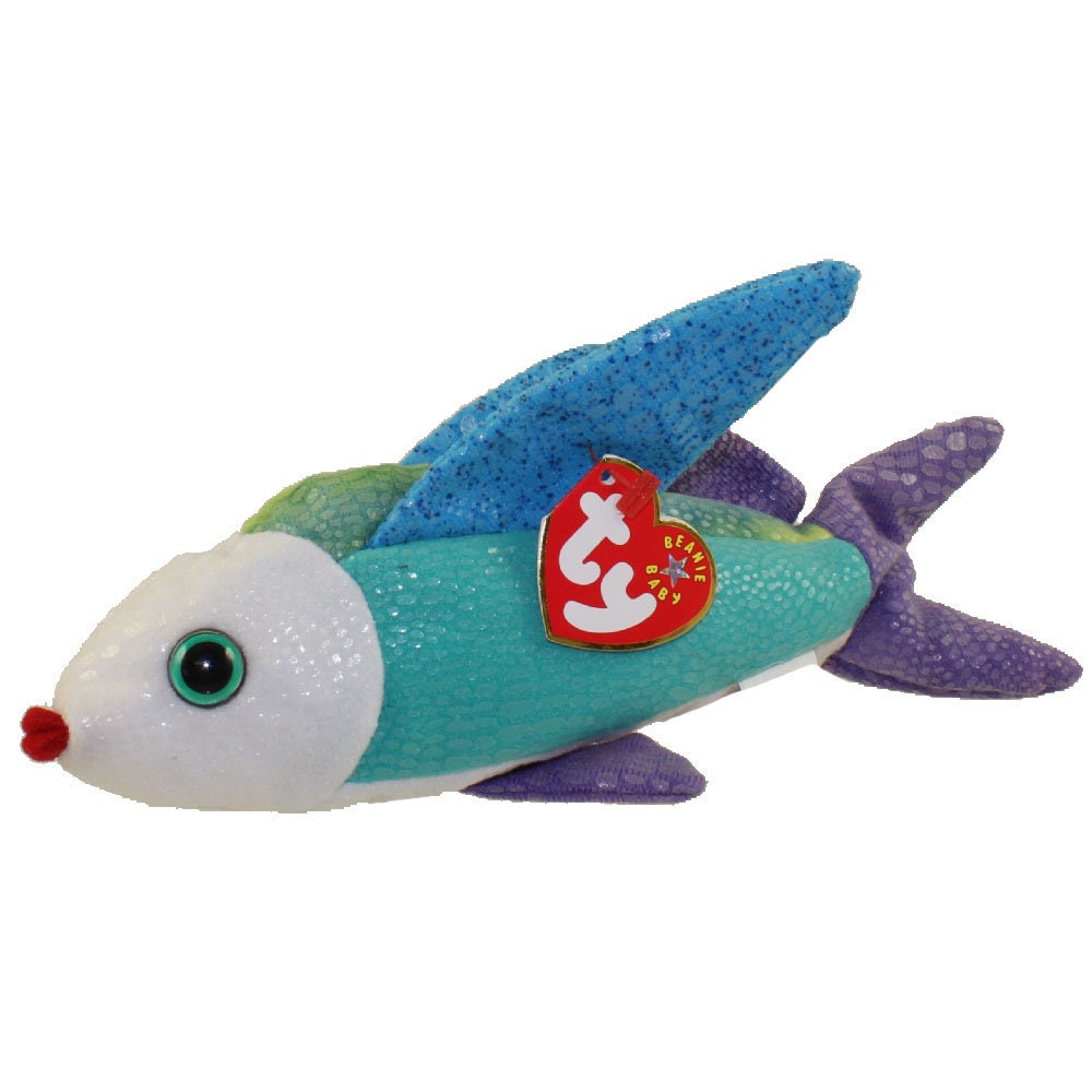 PROPELLER the fish Ty Beanie Baby Beanbag Plush - New with Tags Vintage Retired