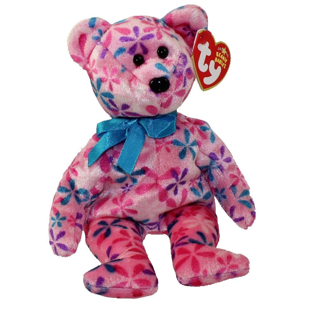 FUNKY the bear Ty Beanie Baby Beanbag Plush - New with Tags Vintage Retired