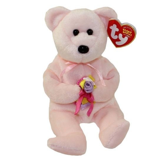 DEAR the Bear Ty Beanie Baby Beanbag Plush - New with Tags Vintage Retired