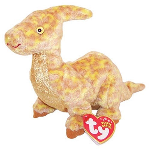 TOOTER the Dinosaur Ty Beanie Baby Beanbag Plush - New with Tags Vintage Retired