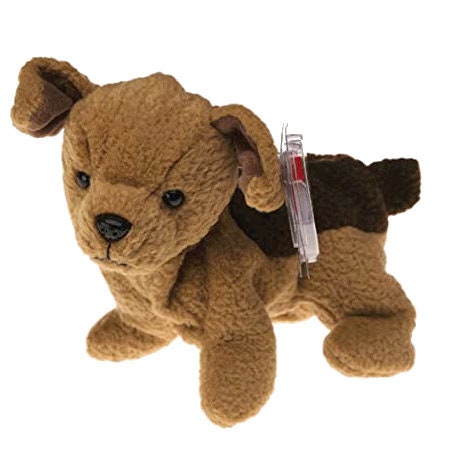 TUFFY the Dog Ty Beanie Baby Beanbag Plush - New with Tags Vintage Retired