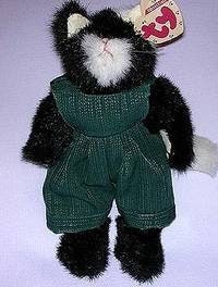PURRCY the Cat (Attic Treasure) Ty Beanie Baby Beanbag Plush - New with Tags Vintage Retired