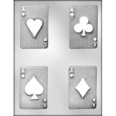 PLAYING CARD Chocolate Candy Mold -- Poker Card Game Cards Craft Supply