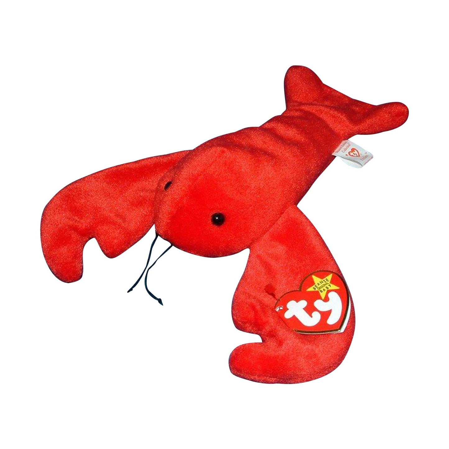 PINCHERS The Lobster Ty Beanie Baby Retired Beanbag Plush - New with Tags Vintage 1990s
