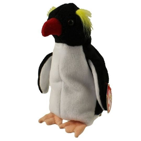 FRIGID the Penguin Ty Beanie Baby Retired Beanbag Plush - New with Tags Vintage 1990s